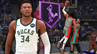 GIANNIS ANTETOKOUNMPO BUILD DESTROYS RANDOM REC PLAYERS IN NBA 2K24 [upl. by Goldie]