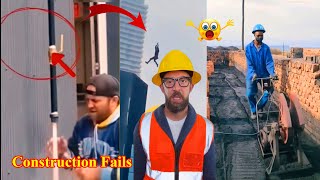 compilation of the dumbest workers part8 adamrose construction constructionfails [upl. by Ahsiyt]