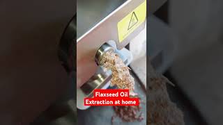 Flaxseed Oil Press Extraction flaxseed oilpressmachine trendingshorts healtyfood [upl. by Lerak797]