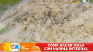 Cómo hacer masa con harina integral [upl. by Ruelle]