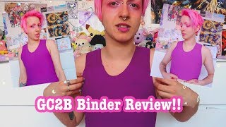 ⭐ GC2B Binder Review  Transmasculine  FTM  nonbinary ⭐ [upl. by Derrik796]