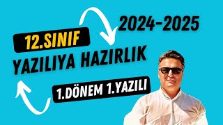 12SINIF BİYOLOJİ 1DÖNEM 1YAZILI HAZIRLIK SORULARI ibrahimdem [upl. by Ravilob]