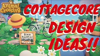 COTTAGECORE DESIGN IDEAS  Animal Crossing New Horizons Island Designs [upl. by Amoakuh]