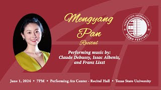 14th TSIPF Guest Artist Series featuring pianist Mengyang Pan [upl. by Hayifas]