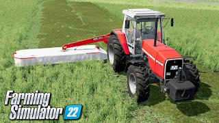 Koszenie trawy  Farming Simulator 22  13 [upl. by Lahcym]