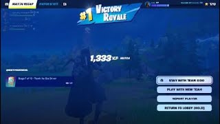 Fortnite Victory Match Gameplay PS4 2024 [upl. by Lynea]