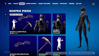 SKLEP FORTNITE 19112024 NOWY ZESTAW Z SZAFKI FIXXA SERENADA MANEKIN EGZEKUTOR MROKU [upl. by Elleret354]