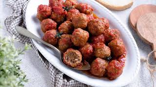 POLPETTE DI CARNE AL SUGO morbide e facili al pomodoro [upl. by Nnor]