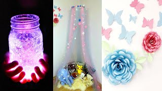 AMAZING ROOM DECOR IDEAS  HOME DECOR HACKS FOR GIRLS  Canopy Glow Jar and more [upl. by Yddet]