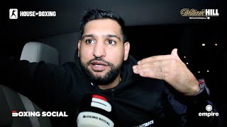 Amir Khan TEASES Potential Exhibition Comeback Fight Opens Up On Retirement Relief [upl. by Rambort]