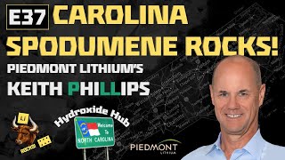 E37 Carolina Spodumene Rocks Piedmont Lithiums Keith PhiLLips [upl. by Grani339]