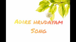 RX100 Adire hrudayam full video songlyrics [upl. by Enyawd]