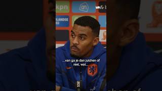 👀 GRAVENBERCH reageert op JUICHMOMENT van WOUT WEGHORST 🤔 Nederland Oranje [upl. by Burd300]