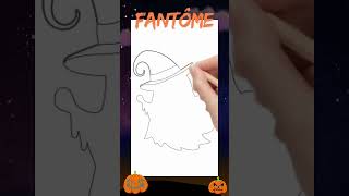 Dessine un fantôme Flottant pour Halloween  👻🎃 [upl. by Hcirdeirf]