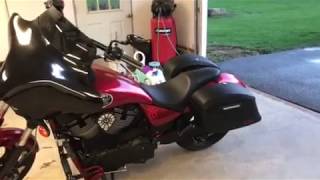 Victory Vegas Motorcycle Hard Saddlebags Review  vikingbagscom [upl. by Ahsenod]