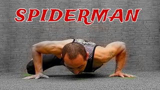 Flexiones Spiderman ejercicio full para tus entrenamientos [upl. by Eiramanit575]