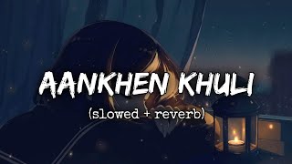 Aankhein Khuli  Slowed  Reverb  Lofi Mix  Old New Version  Hindi Song Vibes [upl. by Gaskin]