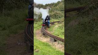 Miniature Train runs out of Steam 🚂💨 miniaturerailway modelengineering modelengineer [upl. by Telfore]