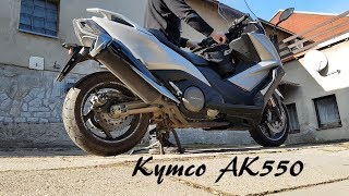 KYMCO AK550 EXHAUST SOUND [upl. by Gareth]