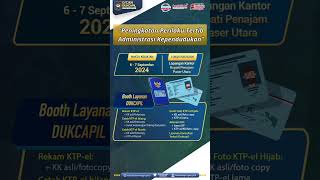 Yuk kunjungi booth Dukcapil di Lapangan Kantor Bupati Penajam Paser Utara 67 September 2024 [upl. by Vilberg]