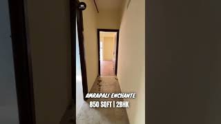 AMRAPALI ENCHANTE  850 SQFT 2 BHK  FLAT VIDEO TOUR  AMRAPALI DREAM VALLEY  MIVAN CONSTRUCTION [upl. by Clothilde743]