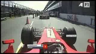 F1 Melbourne 2007 Qualifying KimiPit Radio [upl. by Kozloski]