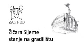 Žičara Sljeme  stanje na gradilištu 20022019 snimka dronom [upl. by Eneleuqcaj]