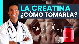 Cómo TOMAR CREATINA para conseguir MÁS MASA MUSCULAR [upl. by Berck]