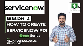 Session2  How to Create ServiceNow PDI ServiceNow Versions ServiceNow Telugu Series Veda Technolo [upl. by Etrem341]