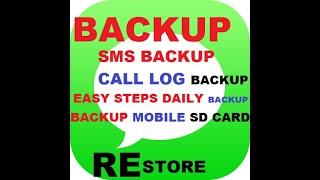 100 How to backup sms mms call log in your mobile dropbox google drive 2020 [upl. by Eiuqnimod]