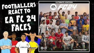 EA SPORTS FC 24  footballers react EA FC Trailer [upl. by Adialeda]