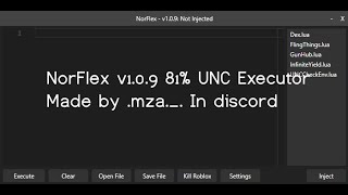 NorFlex Script Executor 83 UNC Showcase Made by me [upl. by Pinelli707]