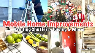 NEW MOBILE HOME IMPROVEMENTS JUICER  MORE AMZCHEF 1998 MOBILE HOME  debt mobileliving [upl. by Arman]