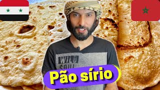 pão sírio ou pão de shawarma bem simples e fácil [upl. by Carmela]