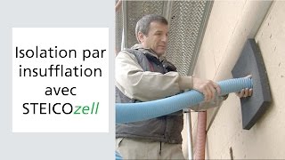 Isoler un mur extérieur par insufflation de fibre de bois [upl. by Lenore]