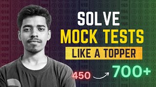 How to Solve Mock tests with Analysis  Neet 2025 [upl. by Enenej]