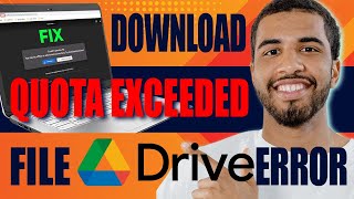 How to Fix ‘Download Quota Exceeded for This File’ Google Drive Error 2024 [upl. by Cherish]