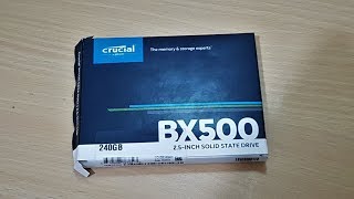 Unboxing SSD Crucial BX500 240GB [upl. by Odnarb239]