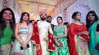 Amazing Groom entry  marriage entry songs 2020  Dance  Masti With bridemaids Aye Lariye [upl. by Annay]