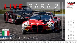 DIRETTA  Gara 2  Barcelona  Fanatec GT Europe 2024 Italiano [upl. by Spear]