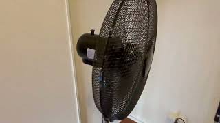 PELONIS Fan Portable 16 Inch Pedestal Fan 3 Speed 90° Oscillation Review [upl. by Herve]