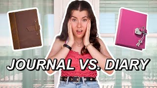 journal vs diary  whats the difference [upl. by Silvain]