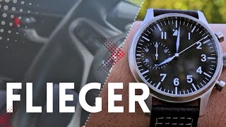 Escapement Time Pilot Flieger Chronograph Watch [upl. by Castra]