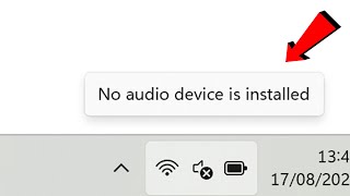 No audio device installed  No output devices found windows 1110 FIX NEW 2024🔊❌ [upl. by Aneehsat962]