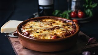 EASY AUBERGINE PARMIGIANA RECIPE [upl. by Enelear586]