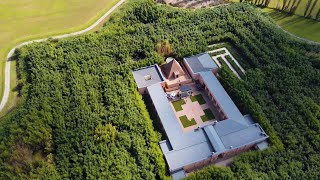 Labyrinth of Masone by Drone 4K Fontanellato Parma EmiliaRomagna Italy Europe [upl. by Edelman522]