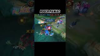 KILLING MACHINE ROGER mobilelegends mlbb shorts roger [upl. by Ysabel]