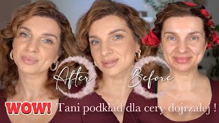 TEST DŁUGOTRWAŁOŚCI taniego podkładu 👉 Bourjois dla dojrzalej cery GRWM  makijaż fryzura 51latki [upl. by Eatton779]