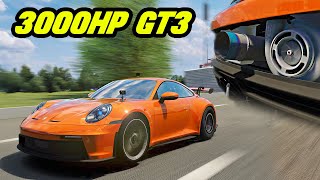 INSANE Porsche 911 GT3 BIG Turbo Build 3000HP  Assetto Corsa Driving Mod [upl. by Davy787]