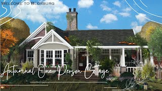 Autumnal OnePerson Cottage  Exterior  400k  Bloxburg [upl. by Peh981]